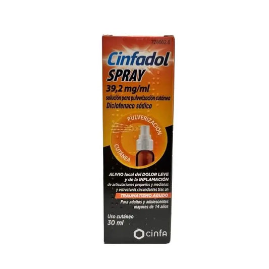 Cinfadol Diclofenac 39,2mg/ml Hautspray 30 ml