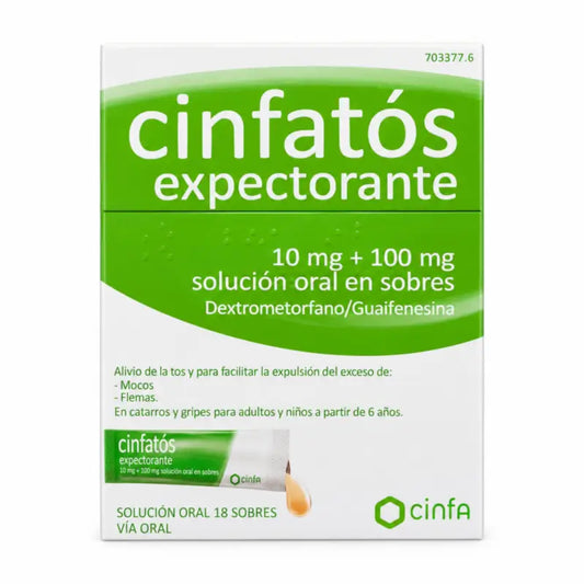 Cinfatos Expectorant Oral Solution 18 Beutel