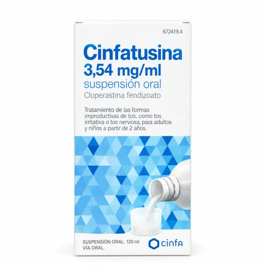 Cinfatusin Suspension zum Einnehmen 120 ml wirksam.