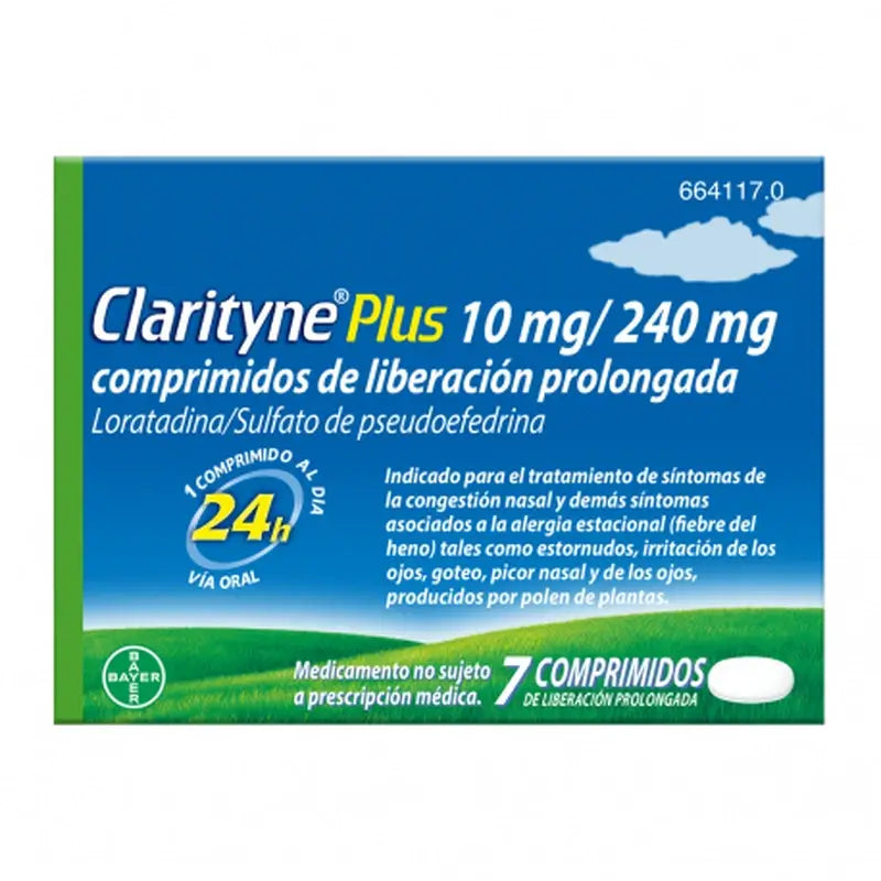 Clarityne Plus 10 mg/240 mg 7 Tabletten
