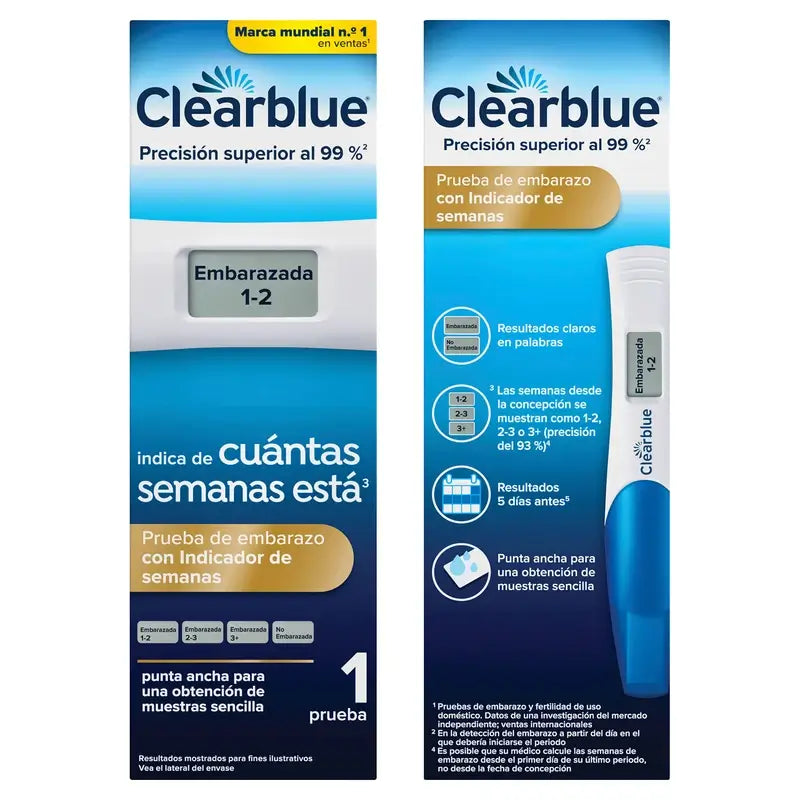 Clearblue Digitaler Schwangerschaftstest mit Wochenanzeige, 1 digitaler Test