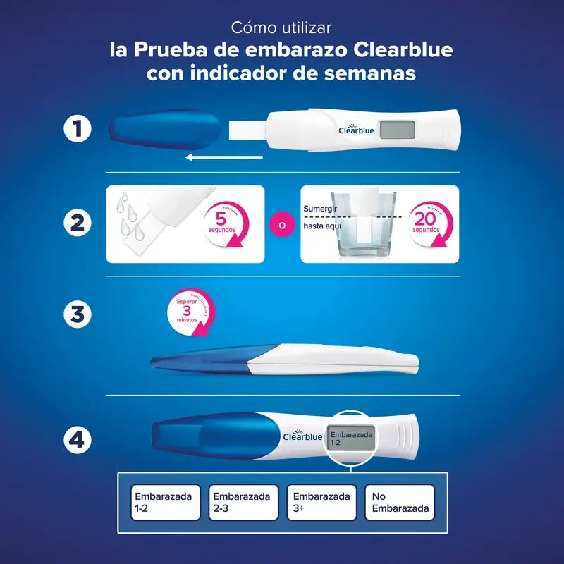 Clearblue Digitaler Schwangerschaftstest mit Wochenanzeige, 1 digitaler Test