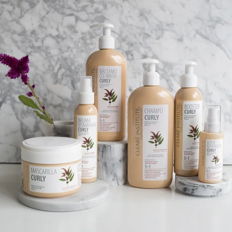 Clearé Institute Booster Curly Hair Styling Methode Curly Hair Styling Cream 200 Ml