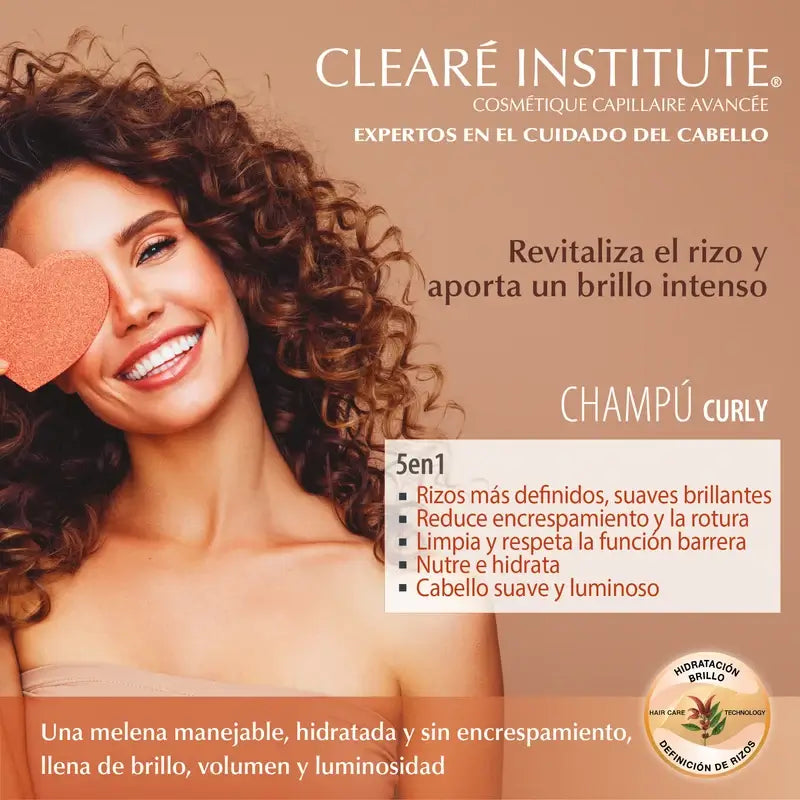 Clearé Institute Lockiges Haar Curly Method Shampoo 400 Ml