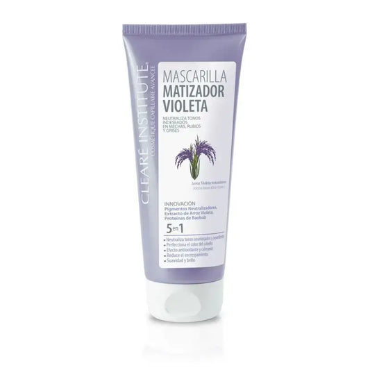 Clearé Institut Blondes Haar Violett Mattierende Maske 200 Ml