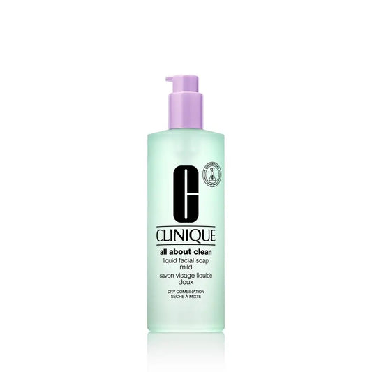 Clinique All About Clean Gesichtsseife für trockene und Mischhaut, 400ml