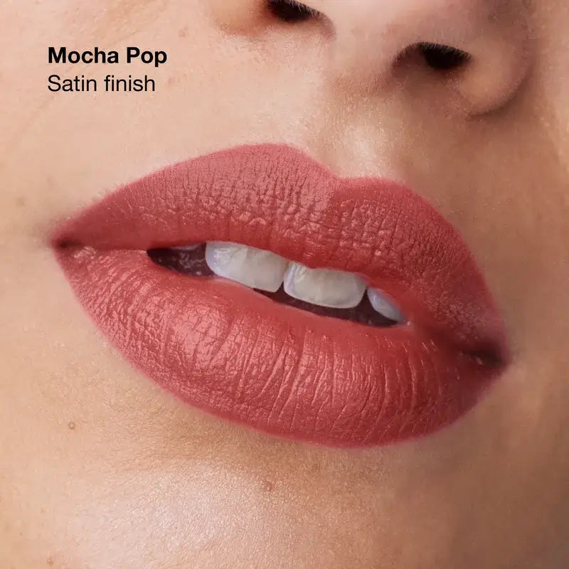 Clinique Pop Longwear Satin Mocha Pop Lippenstift, 3,9 Gramm