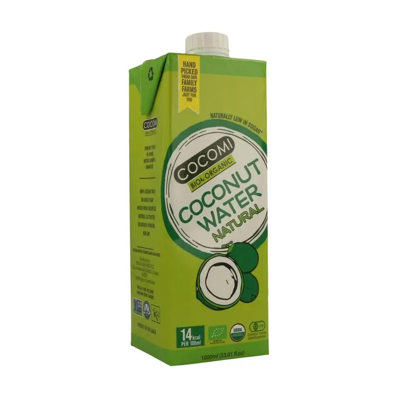 Cocomi Natürliches Kokosnusswasser Bio , 1 Liter