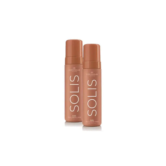 Cocosolis Solis Dark Selbstbräunungsschaum, 2er-Pack à 200 ml