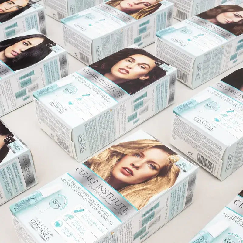 Clearé Institute Colour Clinuance Ammoniakfreie permanente Farbe 6.3 Dunkles Goldblond