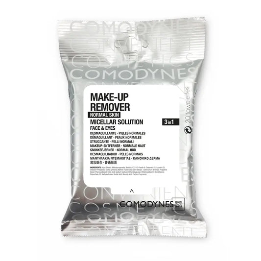 Comodynes Micellar Make-up-Entferner Tücher Normale Haut 20 Stück