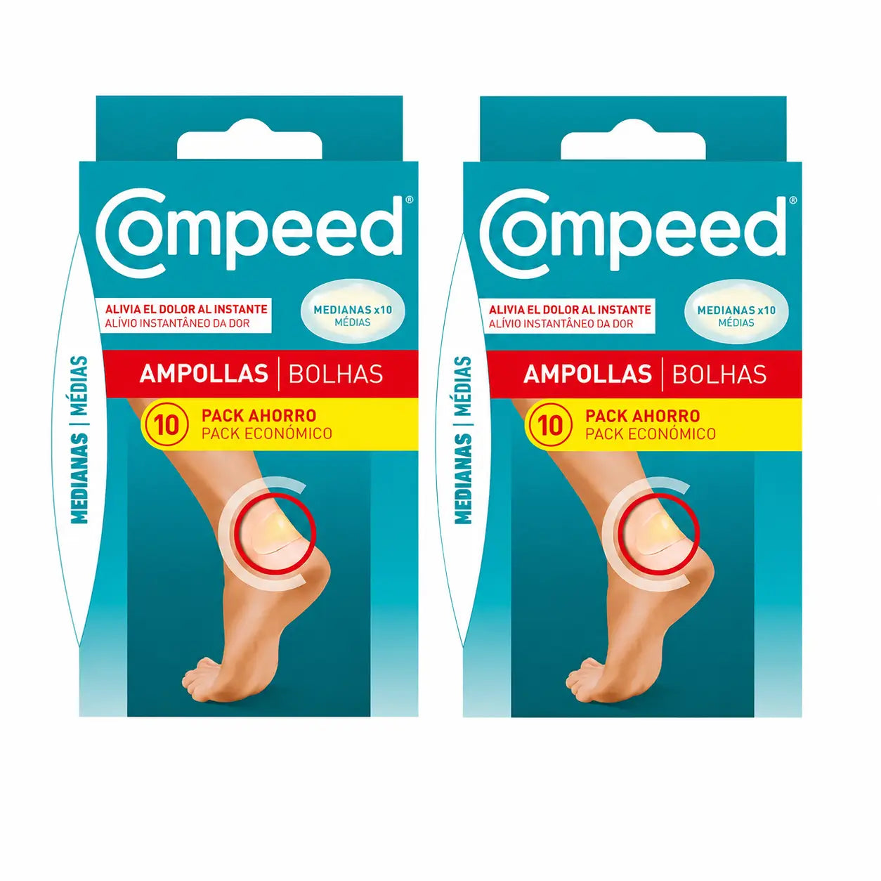 Compeed Blasenpflaster (mittelgroß), 10 Stück, 2er-Pack