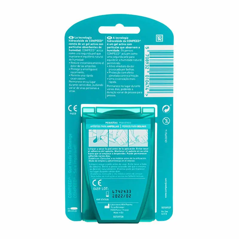 Compeed Dressings Kleine Blasen 6 Einheiten