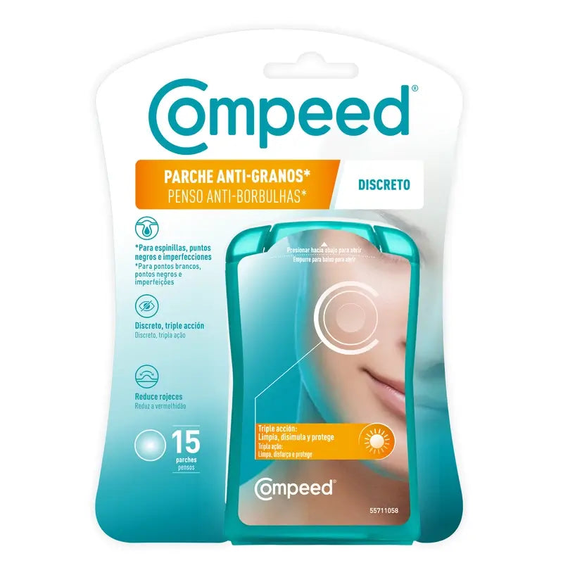 Compeed Anti-Granos Discreto, 15 Einheiten
