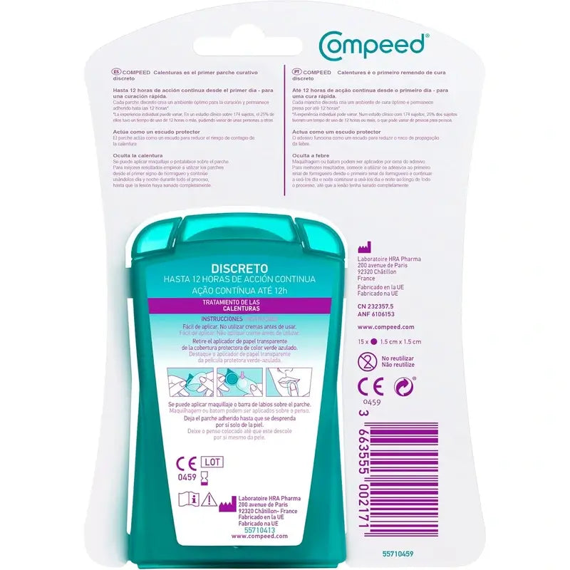 Compeed Calenturas Pflaster 15 Einheiten