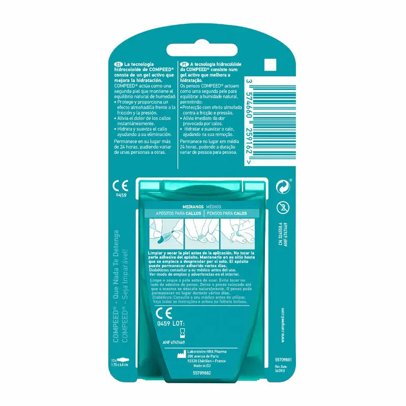 Compeed Schwielenschutz Medium 10 Stück