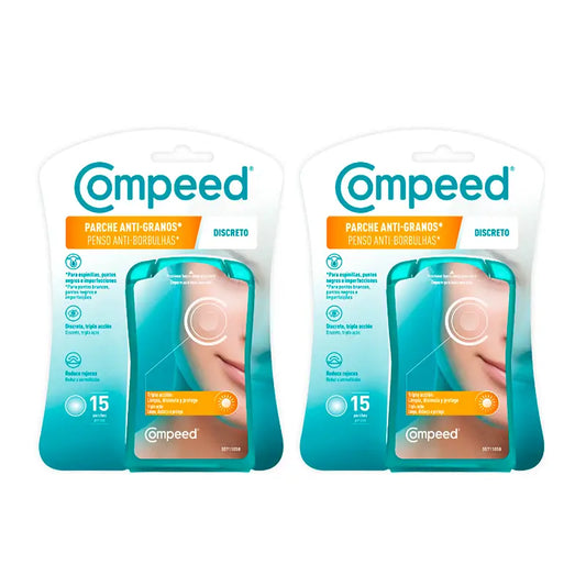 Compeed Duplo Anti-Granos Discreto, 2 x 15 Einheiten