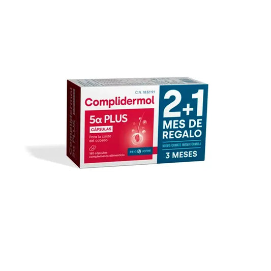 Complidermol 5-Alpha Plus Pack 3 Monate, 180 Kapseln