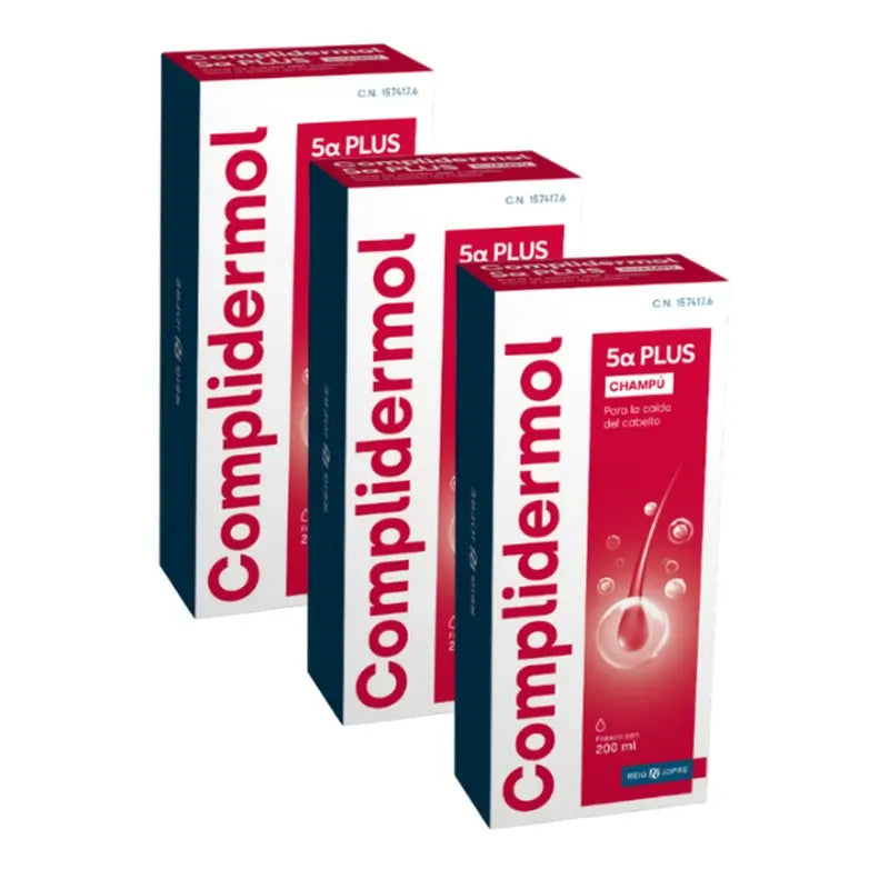 Complidermol Triplo 5 Alfa Haarausfall Shampoo 3 x 200 ml