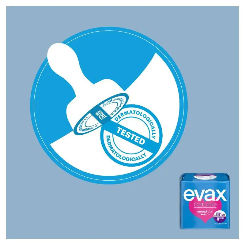 Evax Cottonlike Normal Compresses mit Flügeln 16 Stück