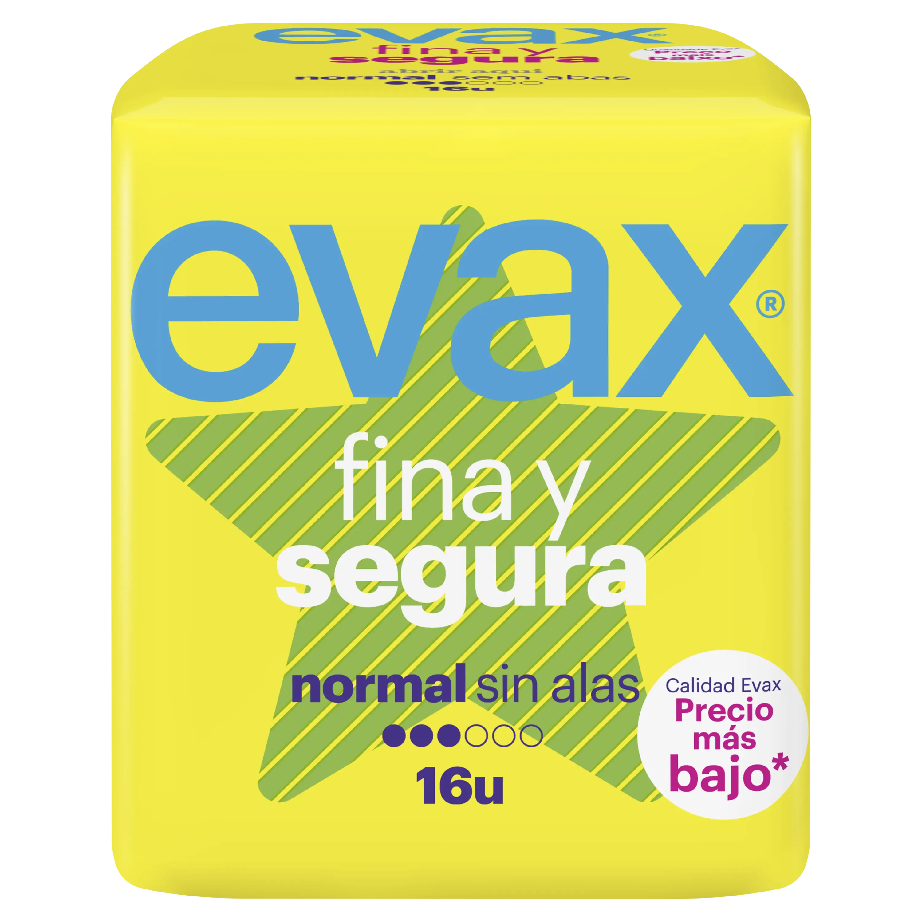 Evax Thin & Safe Normal Pads 16 Stück