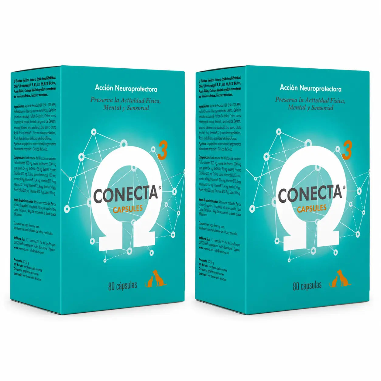Conecta Vetnova Conecta-Kapseln, 80 Kapseln, Packung 2