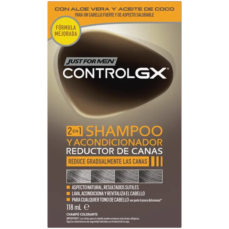 Just For Men Control Gx Grey Hair Reducer 2 in 1 Shampoo und Spülung 118 ml