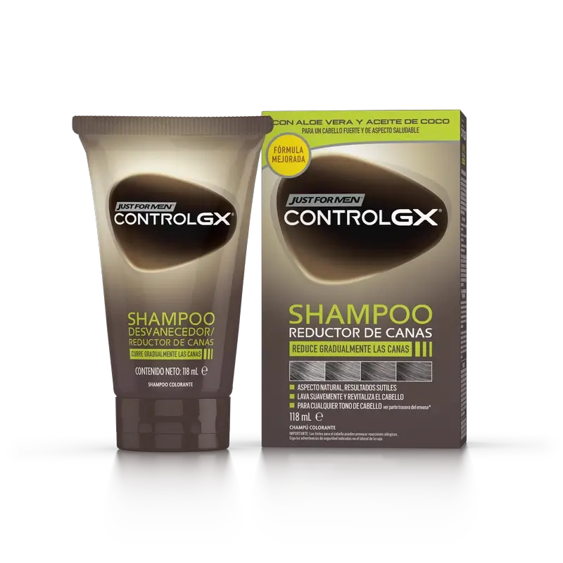 Just For Men Control Gx Shampoo zur Reduzierung von grauem Haar 118 ml