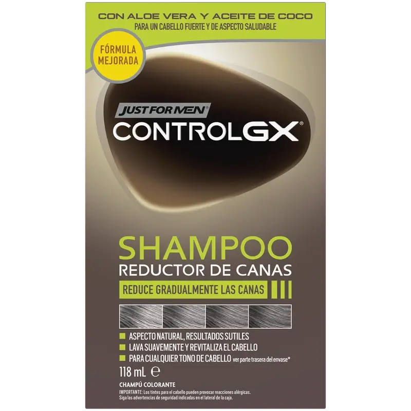 Just For Men Control Gx Shampoo zur Reduzierung von grauem Haar 118 ml