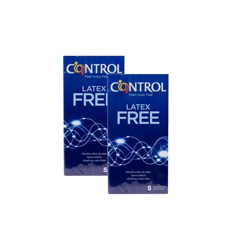 Control Latex-Free Condoms, 5-pack, pack of 2