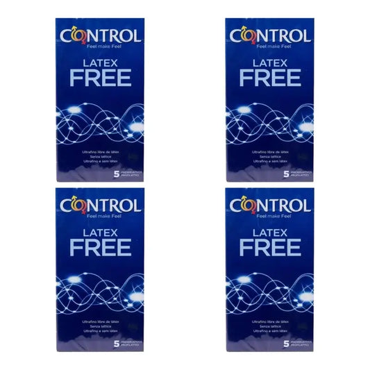 Control Latexfreie Kondome, 5 Stück, 4er-Pack