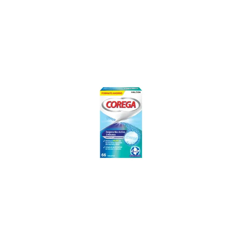Corega 3 Minuten Zahnreinigung, 66 Tabletten
