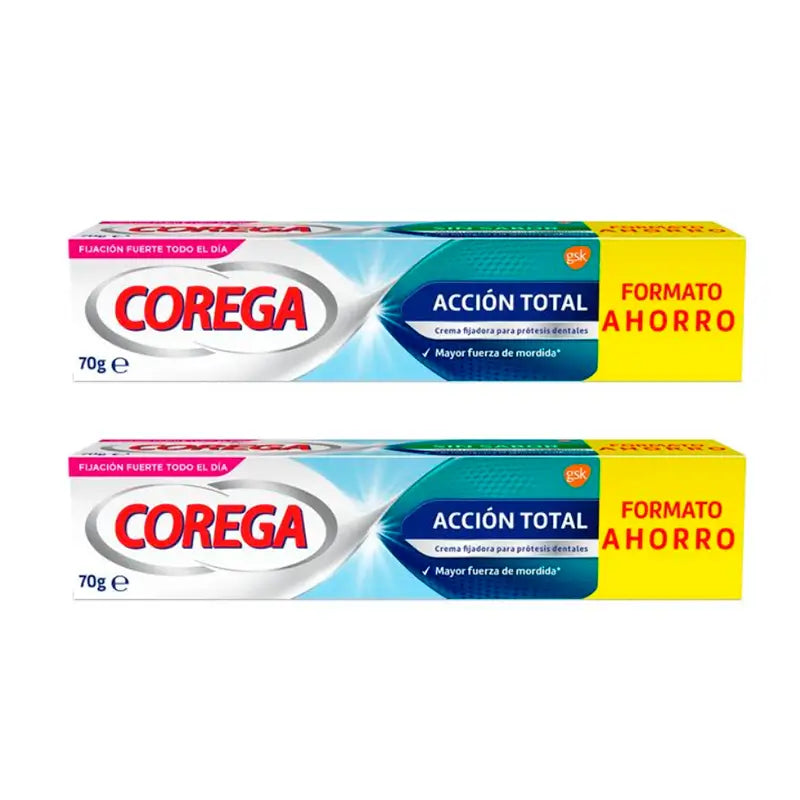 Corega Duplo Total Action Haftcreme, 2 x 70 gr