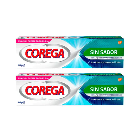 Corega Duplo Extra Starke Klebecreme Geschmacksneutral, 2 x 40 g
