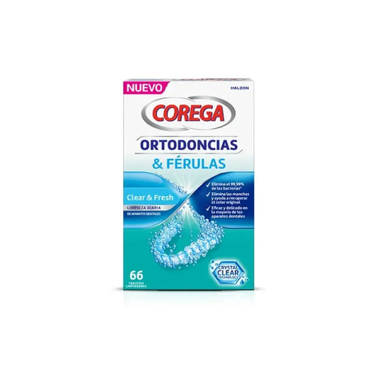 Corega Kieferorthopädie und Zahnschienen, 66 Tabletten