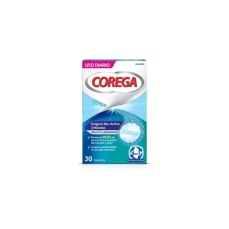 Corega Sauerstoff Biaktiv, 30 Tabletten