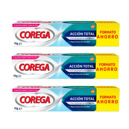 Corega Triplo Total Action Fixiercreme, 3 x 70 gr