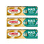 Corega Triplo denture fixative cream, mint flavour, 3 x 40 grams
