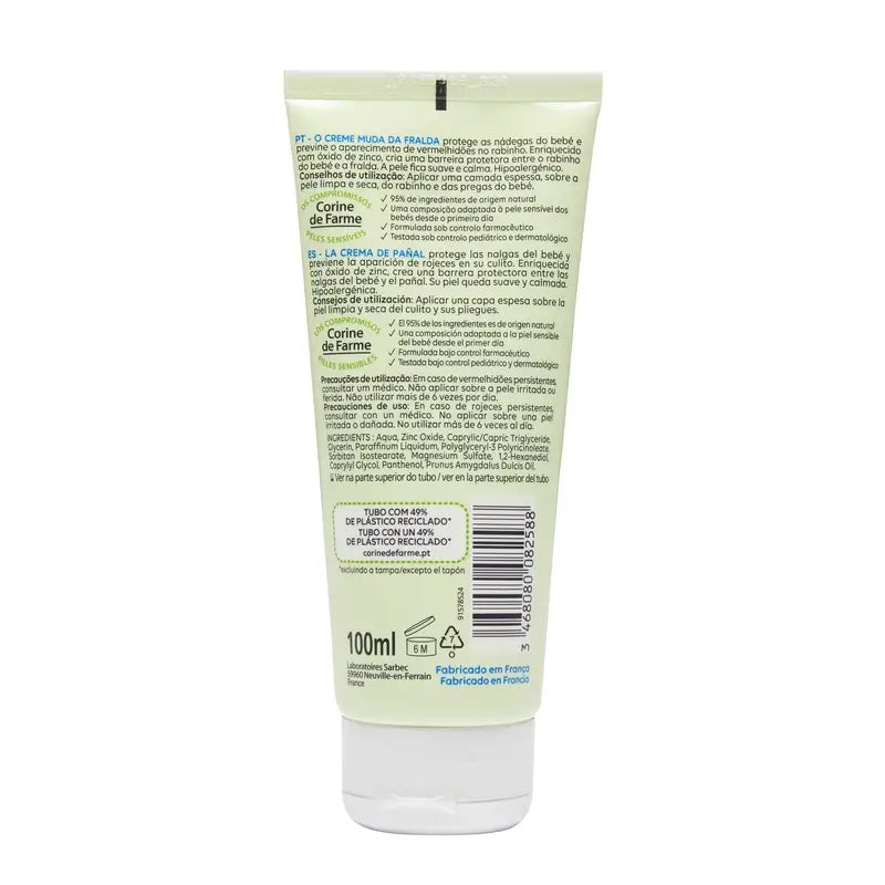 Corine De Farme Windelcreme Ringelblume mit Zinkoxid , 100 ml
