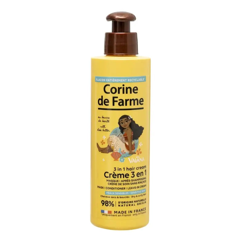 Corine De Farme Vaiana 3 In 1 Leave In Creme , 200 ml