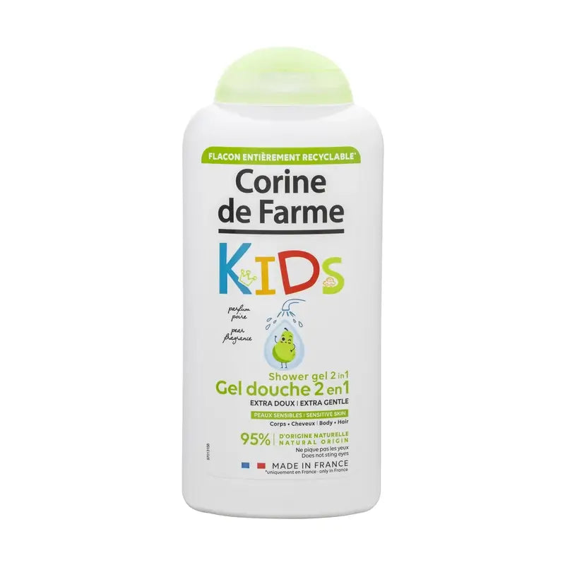 Corine De Farme 2 In 1 Duschgel Körper & Haar Kinder Birne , 300 ml