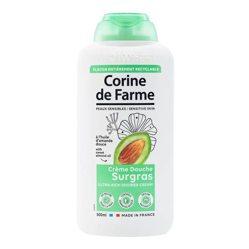 Corine De Farme Duschgel mit Kokosnuss-Extrakt , 500 ml