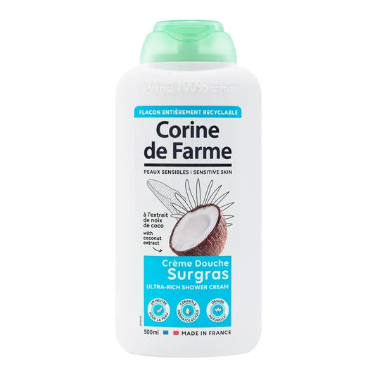 Corine De Farme Duschgel mit Vanilleextrakt , 500 ml