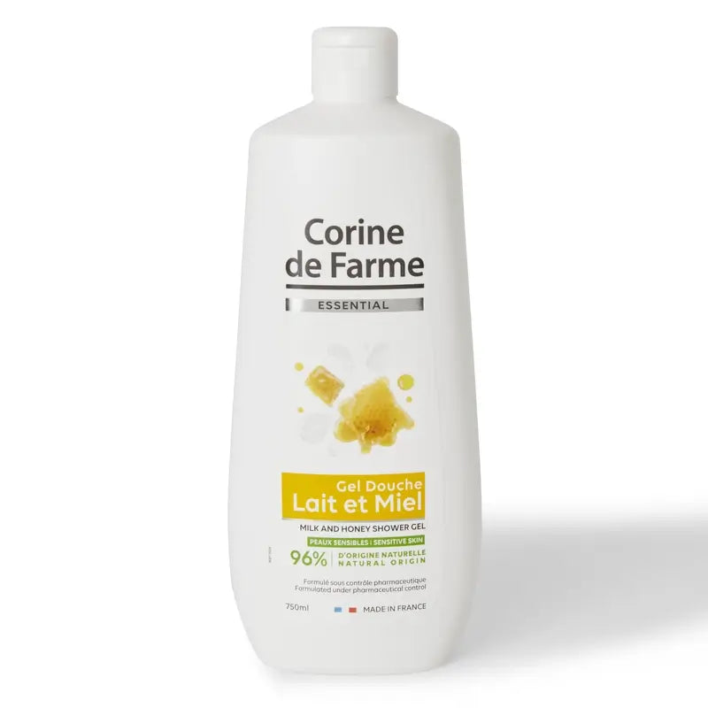 Corine De Farme Milch & Honig Duschgel , 750 ml