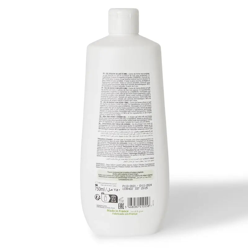 Corine De Farme Milch & Honig Duschgel , 750 ml
