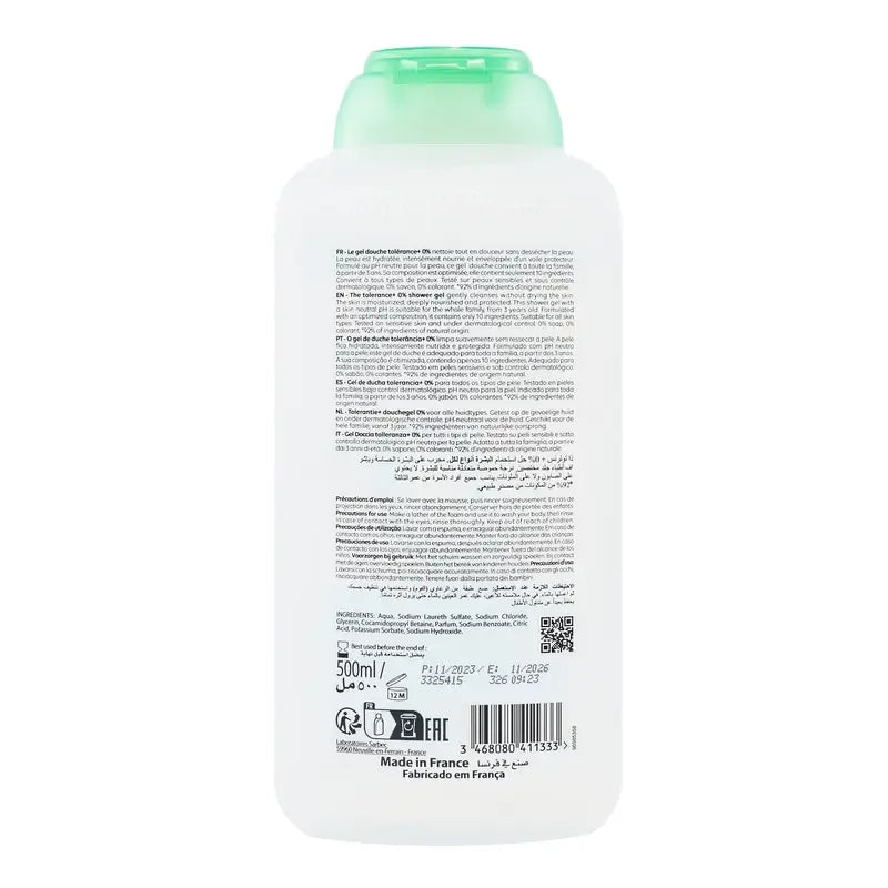 Corine De Farme Duschgel Pure 0% für empfindliche Haut, 500 ml