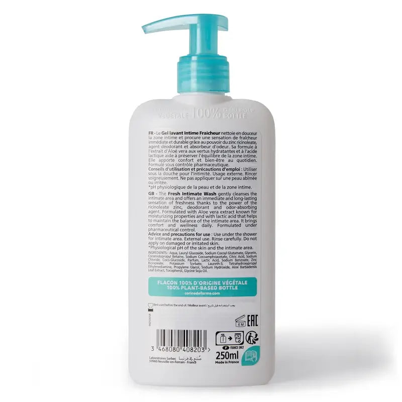 Corine De Farme Frisches Intimpflege-Gel , 250 ml
