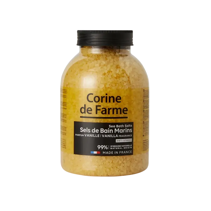 Corine De Farme Badesalz Vanille, 1400 gr