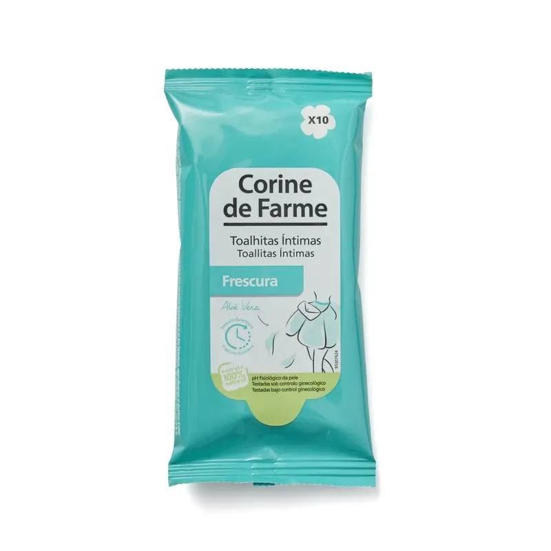 Corine De Farme Fresh Wipes Erwachsene Intimhygiene , 10 Stück