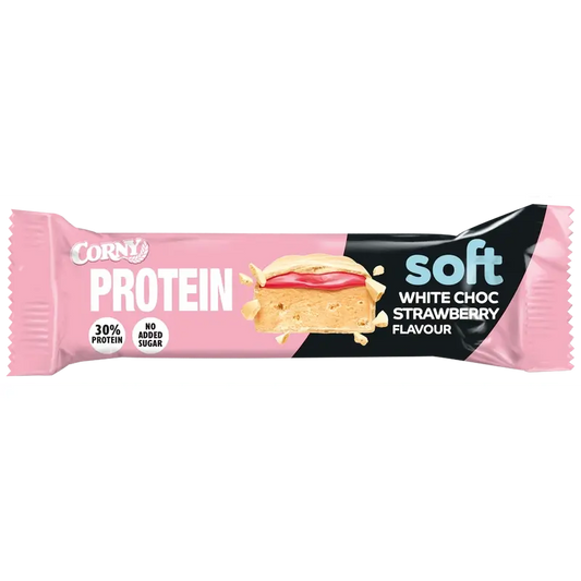 Corny Protein Soft White Chocolate & Strawberry , 45 Gramm